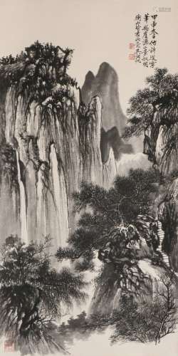 chinese landscape painting by wu hufan