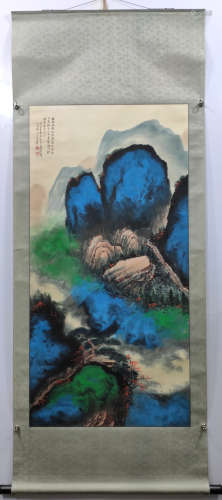 chinese zhang daqian's painting