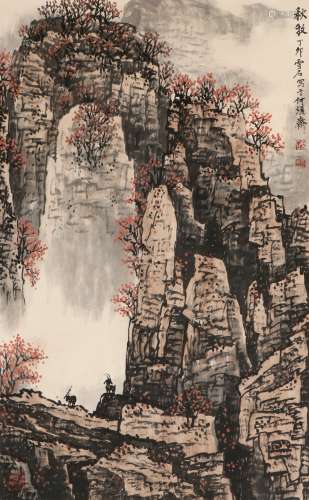 chinese landscape painting by bai xueshi