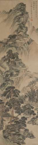 chinese landscape painting by wang hui