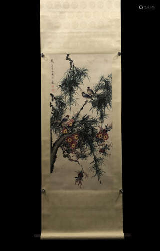 chinese flower painting by yan bolong