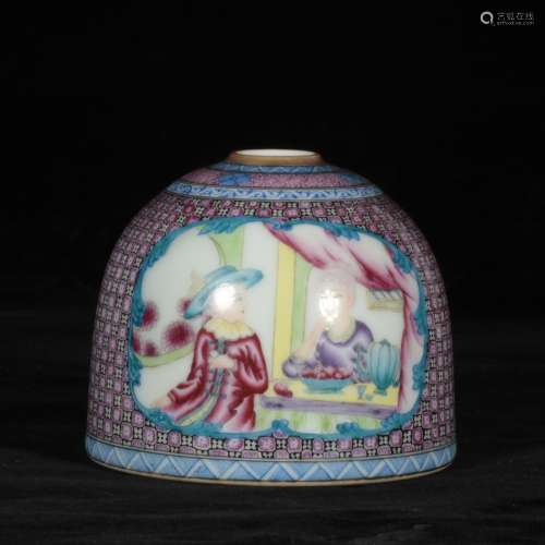 chinese famille rose porcelain water pot