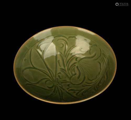 chinese celadon glazed porcelain bowl