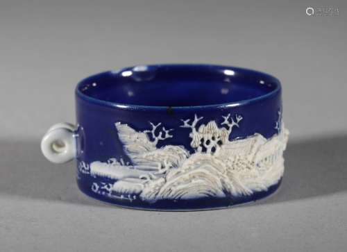 Qing Dynasty - Colored Bird Food Jar