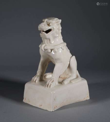 Song Dynasty - White Glaze Lion