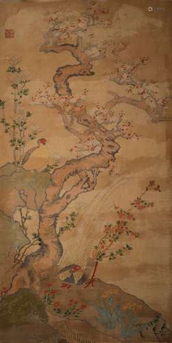 Qing Dynasty - Kesi Flower and Bird