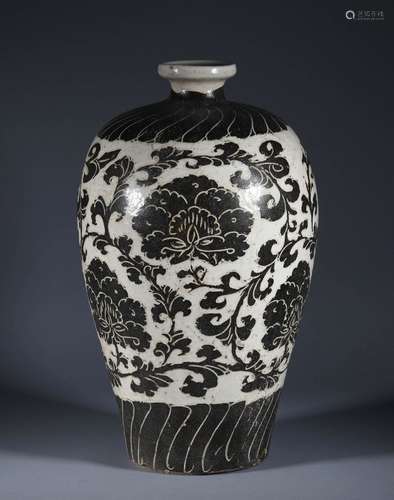 Song Dynasty - Cizhou Ware Plum Vase