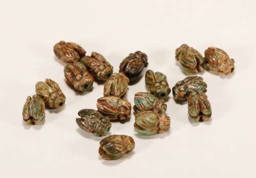 Han Dynasty - Set of Turquoise Cicada