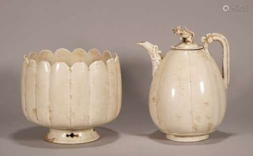 Song Dynasty - Set of Ding Ware Wine Vessel