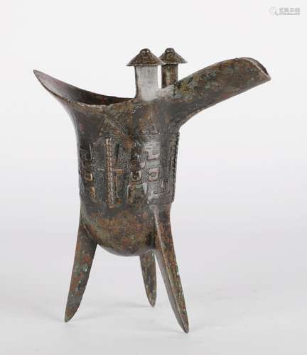 Shang Dynasty - Bronze Wine Cup