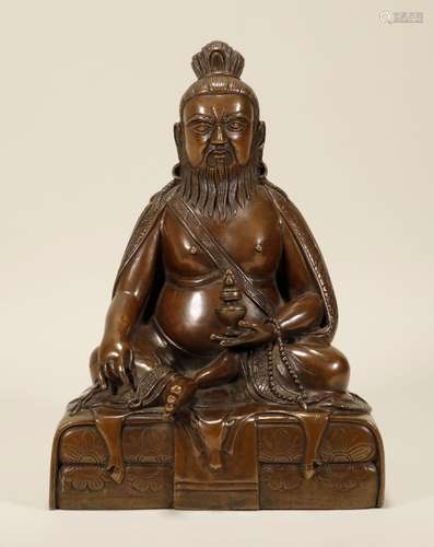 Qing Dynasty - Bronze Buddha Statue