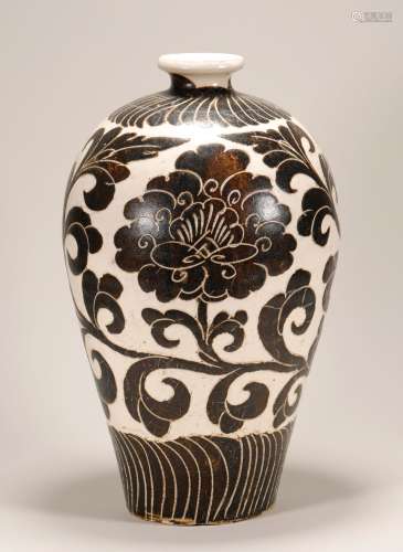 Song Dynasty - Cizhou Ware Plum Vase