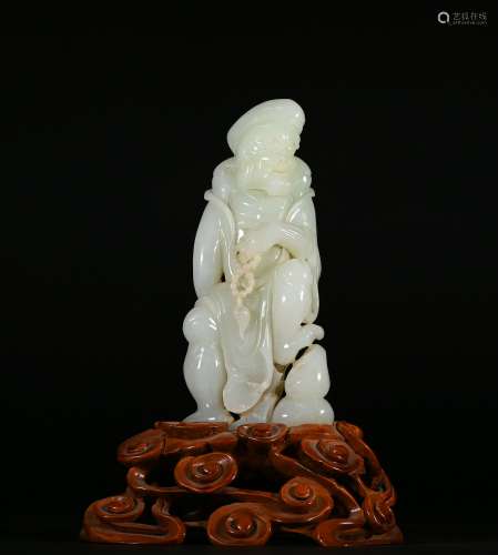 A jade statue of Mad monk