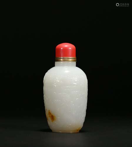 A jade snuff bottle