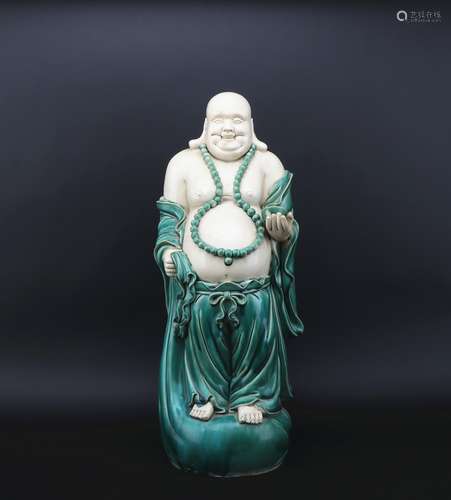 A De hua kiln statue of Maitreya Buddha