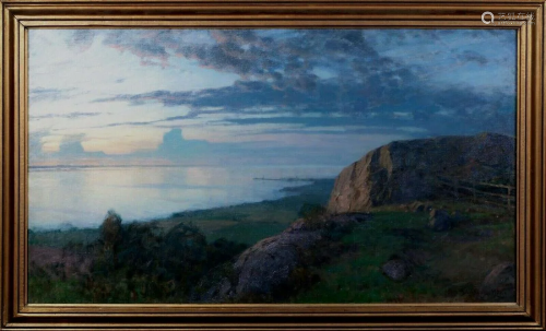 Sunset Landscape Oil Painting