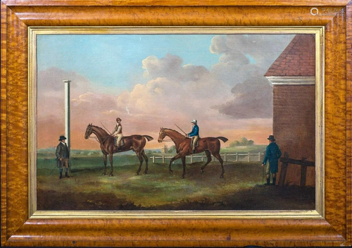 Horse Racing Hambletonian & Diamond Oil Painting