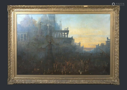 Crucifixion Of The Tyrians Oil Painting