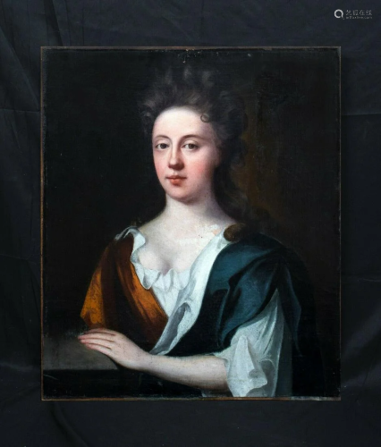 Portrait Of Sarah Woolryche, Wife of J Hewley