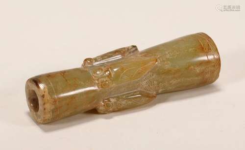 Shang Dynasty - Jade Cicada Tube