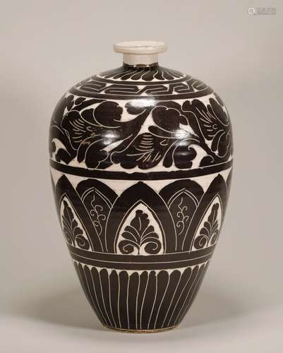 Song Dynasty - Cizhou Ware Plum Vase