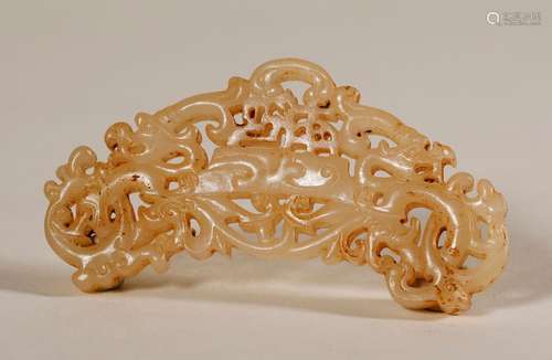 Han Dynasty - Dragon Pattern Jade Huang