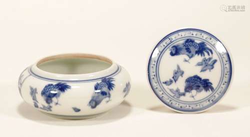 Qing Dynasty - Blue and White Porcelain Jar