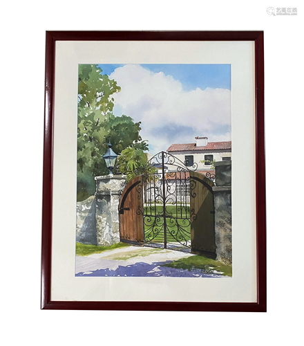 The Gates Of Coral Gables by Adrienne Goyette