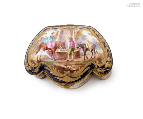 19 Century French Sevres Porcelain Box