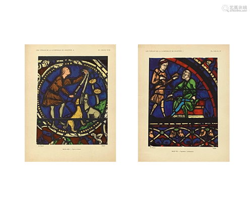 The Stained Glass Windows Of Chartres Cathedral Prints