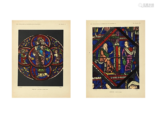 The Stained Glass Windows Of Chartres Cathedral Prints