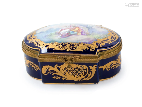 19 Century French Sevres Porcelain Box