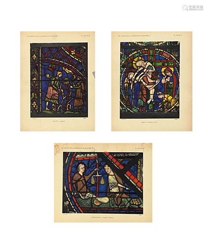 The Stained Glass Windows Of Chartres Cathedral Prints