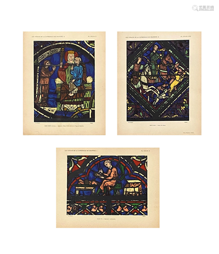 The Stained Glass Windows Of Chartres Cathedral Prints