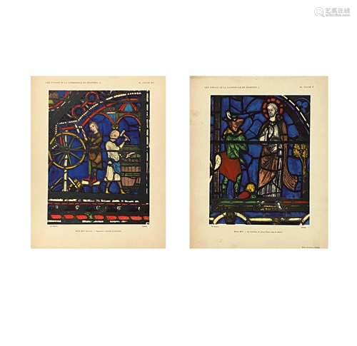 The Stained Glass Windows Of Chartres Cathedral Prints