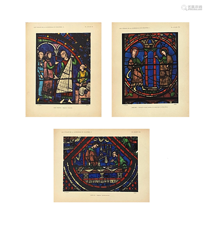 The Stained Glass Windows Of Chartres Cathedral Prints