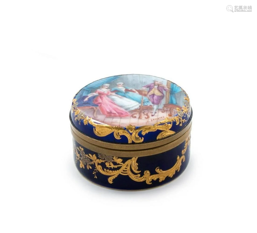 19 Century French Sevres Porcelain Box