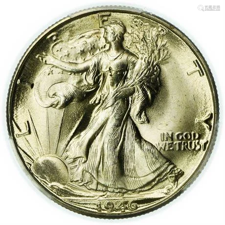 1946-D Walking Liberty Half Dollar PCGS MS-66