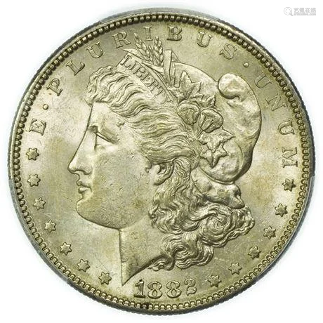 1882-S Morgan Dollar PCGS AU-58