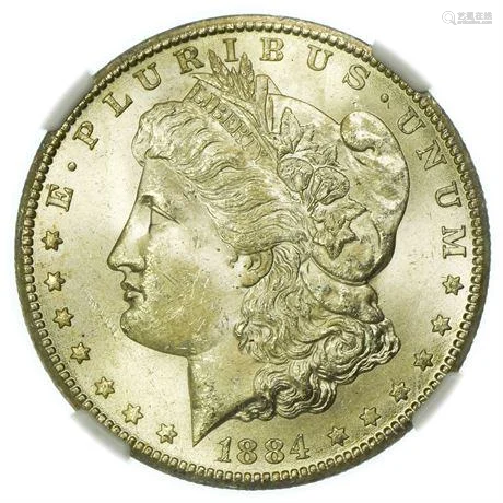 1884-CC Morgan Dollar NGC MS-64