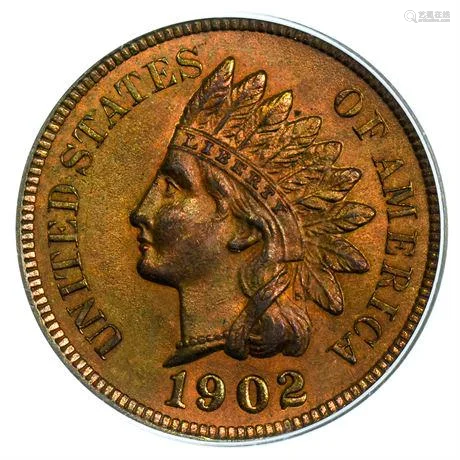 1902 Indian Head Cent PCGS MS-64 RB
