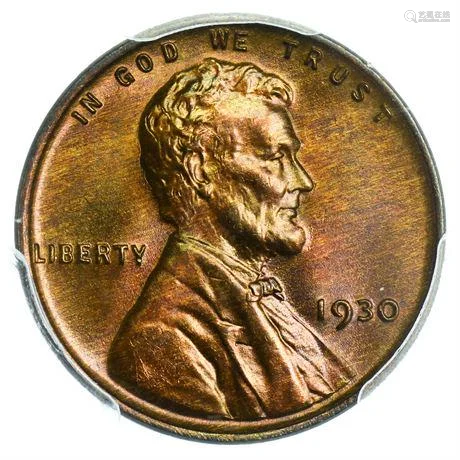 1930 Lincoln Wheat Cent PCGS MS-65 RB