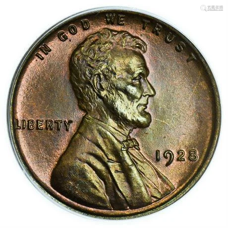 1928 Lincoln Wheat Cent PCGS MS-65 RB