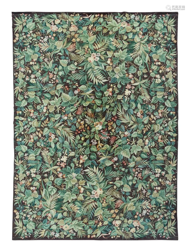 A Contemporary Machine Needlepoint Rug 11 feet 8 inches