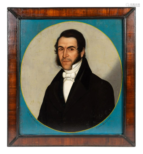J. Celestino Figueroa (19th Century) Portrait of Juan