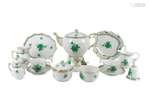 A 114-Piece Herend Porcelain Partial Dinner Service