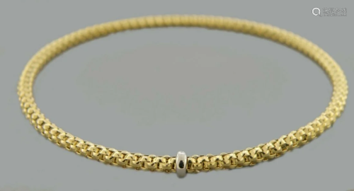 NEW 14K YELLOW GOLD LADIES STRETCHABLE BANGLE BRAC…