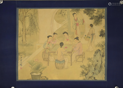 A Chinese Painting By Chou Ying