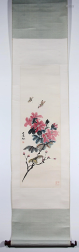 A Chinese Scroll Painting By Huang Binhong