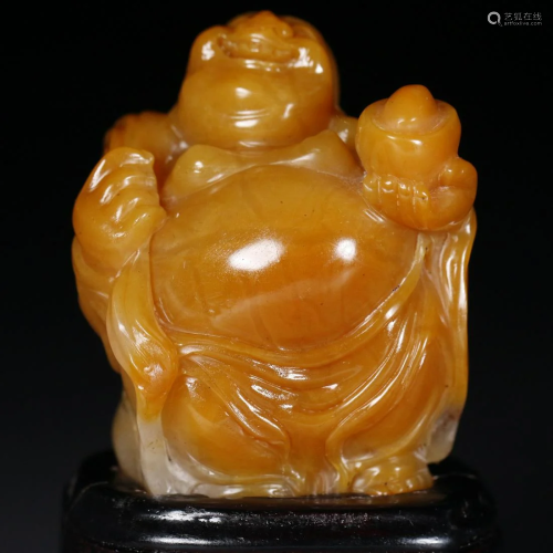 A Carved Tianhuang Budai
